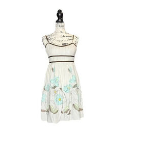 Vintage Cotton Jodi Kristopher Dress Size 5/6 Juniors crisp White EUC